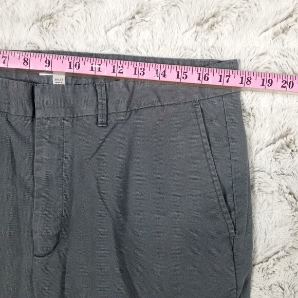 Goodfellow co Pants chino Mens 38×32 Gray Slim Ceñido Flat front Straight - Picture 4 of 10